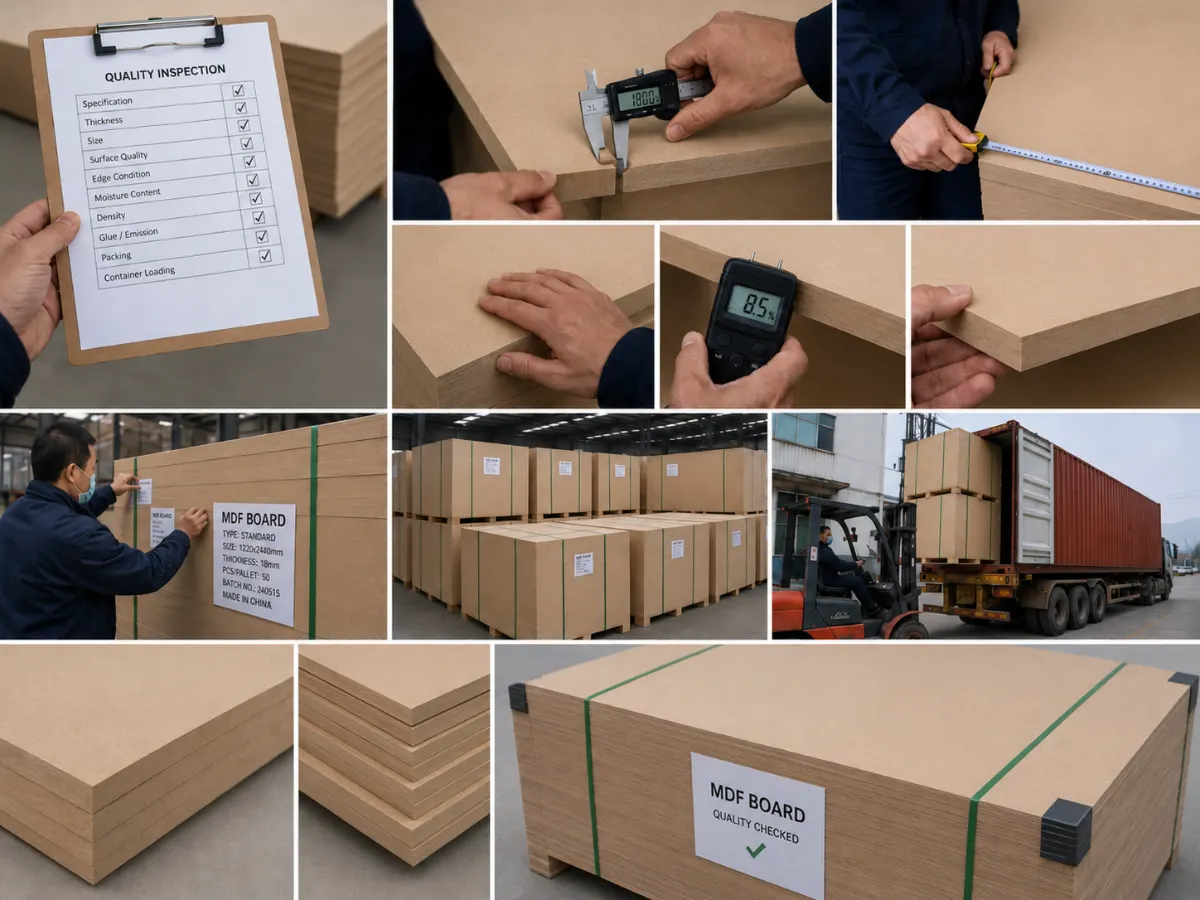 Wood panel quality control